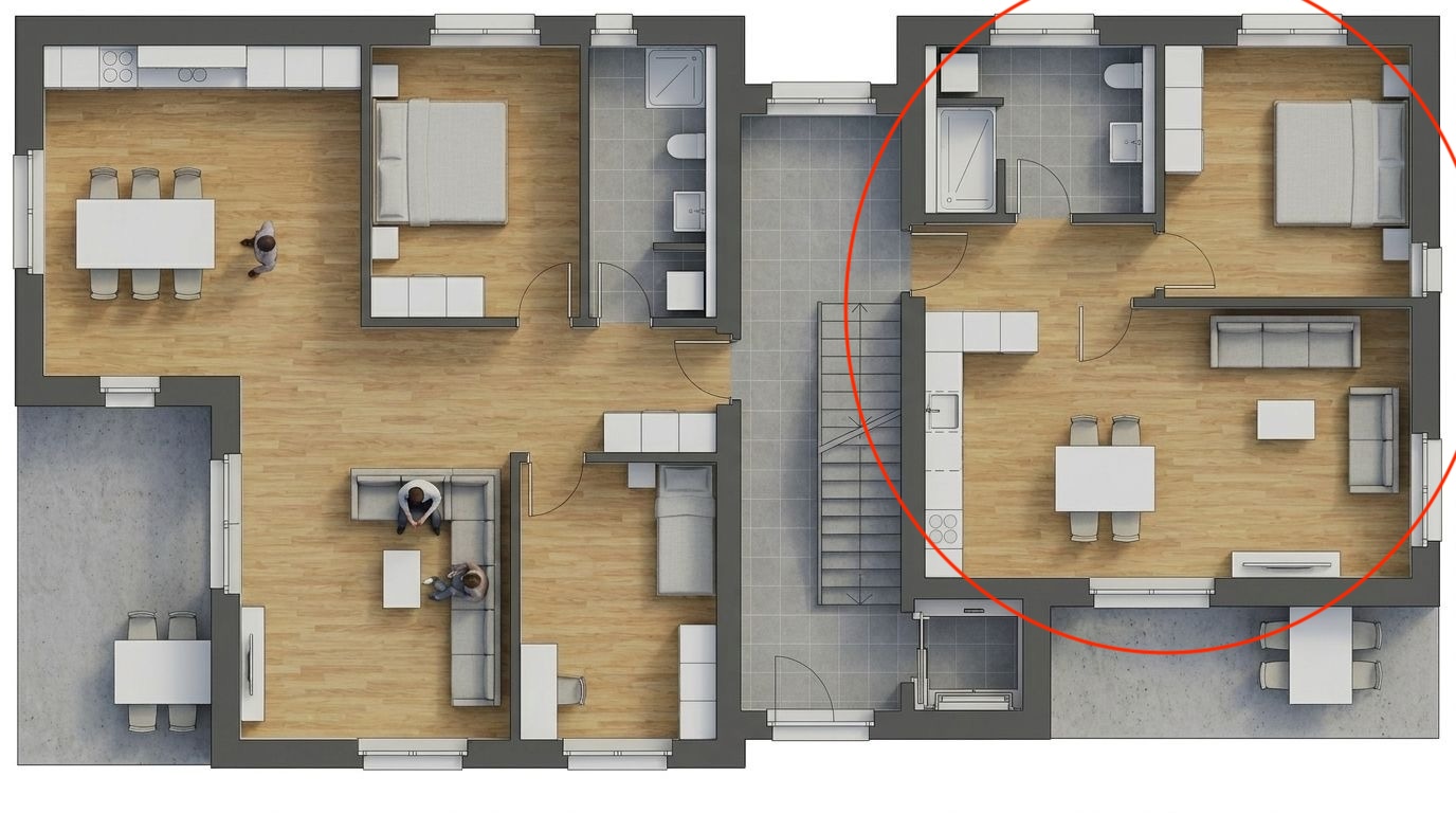 Neubauprojekt: Moderne 2.5-Zimmer-Wohnung mit Terrasse in Salgesch