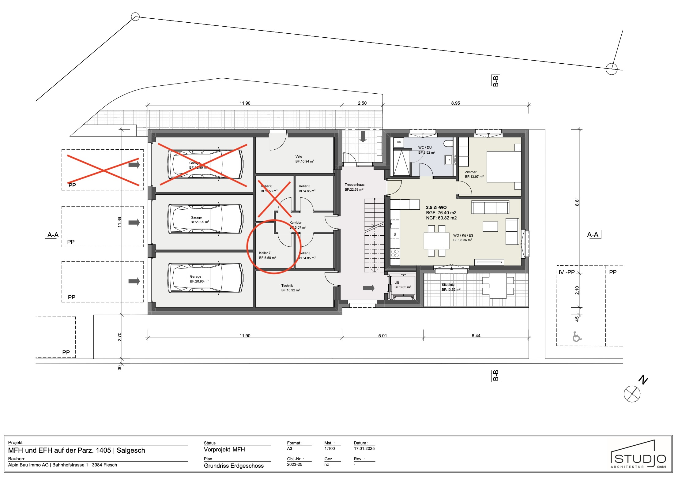 Neubauprojekt: Moderne 3.5-Zimmer-Wohnung mit Terrasse in Salgesch — 2