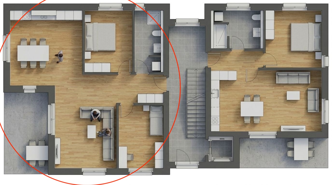 Neubauprojekt: Moderne 3.5-Zimmer-Wohnung mit Terrasse in Salgesch