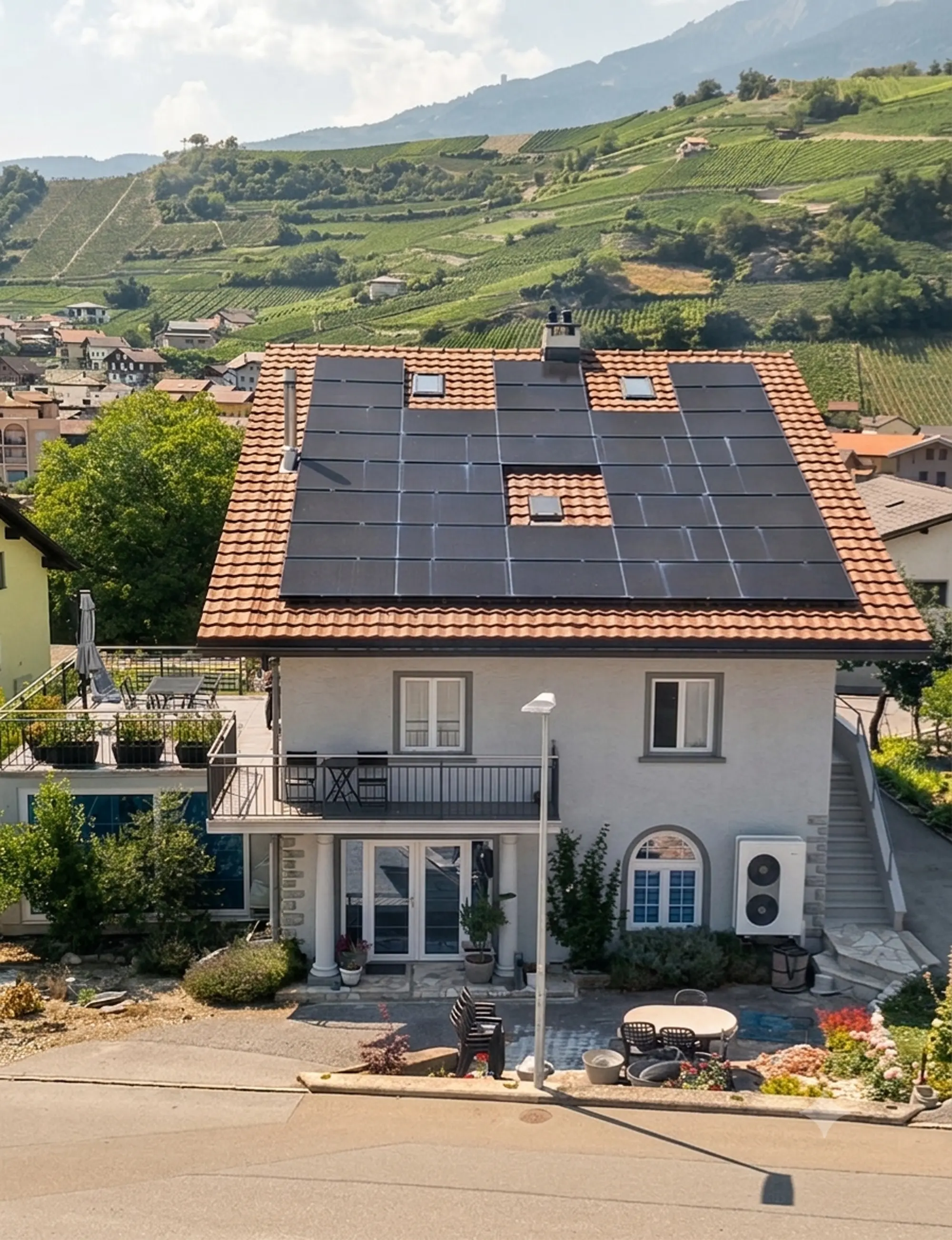 Charmant appartement mansardé de 3,5 pièces au cœur du vignoble valaisan