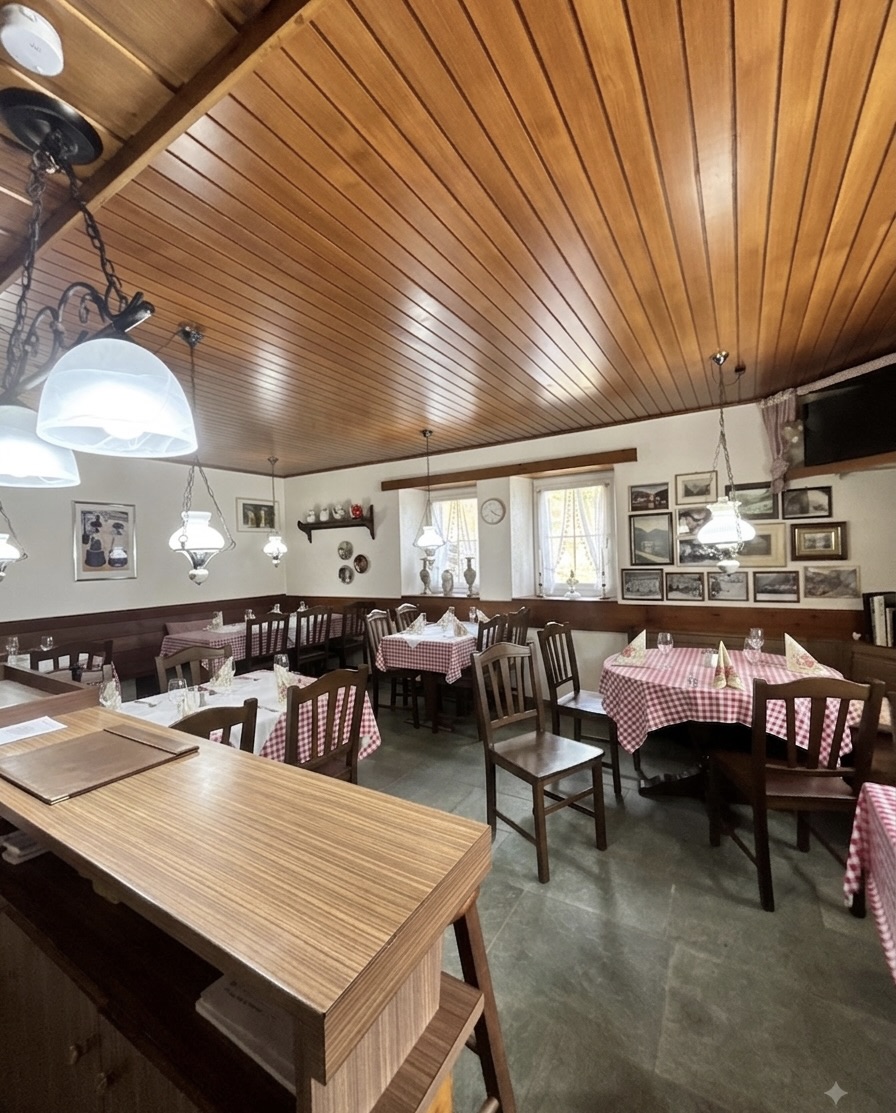 Café-Restaurant mit Wohnung im Engiloch (Simplon) – inkl. Garage und Parkplatz — 3